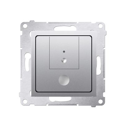 Simon 54 Premium Argent Variateur à deux boutons (modulaire) 40–500 W (300 VA), D75310.01/43